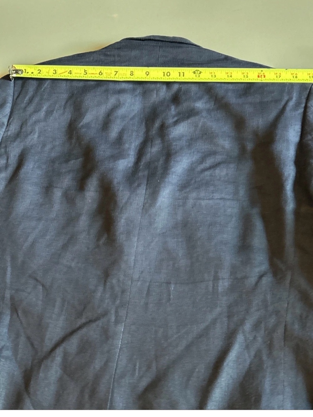 Ralph Lauren Navy Blue Sport Jacket 100% Linen Blazer Sz 42 S Parleys - Picture 10 of 10